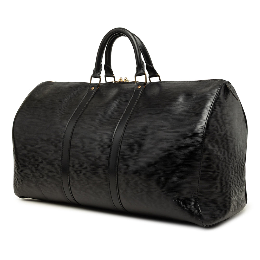 Louis Vuitton Keepall 50 Épi Noir – vue 2 – GABY PARIS