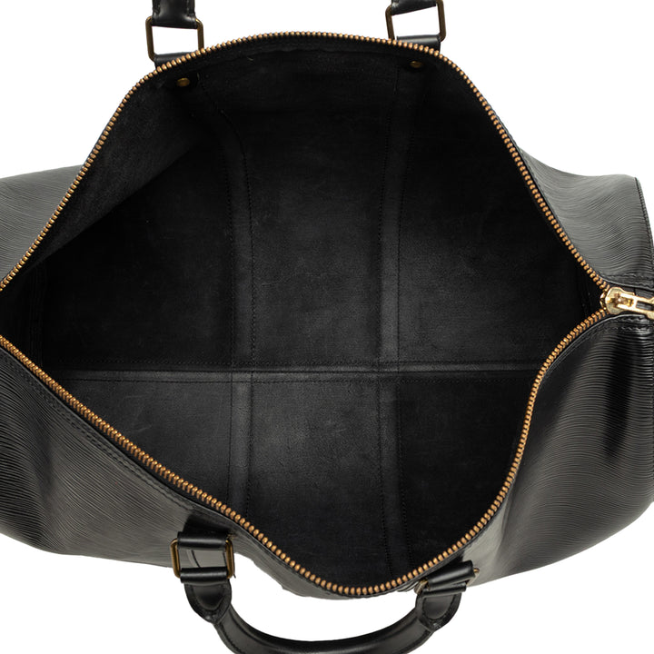 Louis Vuitton Keepall 50 Épi Noir – vue 4 – GABY PARIS