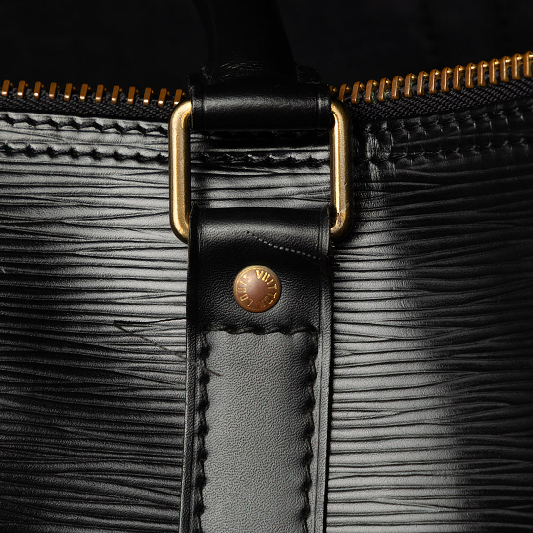 Louis Vuitton Keepall 50 Épi Noir – vue 6 – GABY PARIS