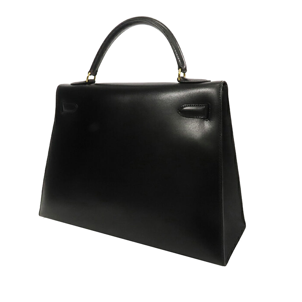 Hermès Boîte Veau Kelly Sellier 32 Noir – GABY PARIS Authentique