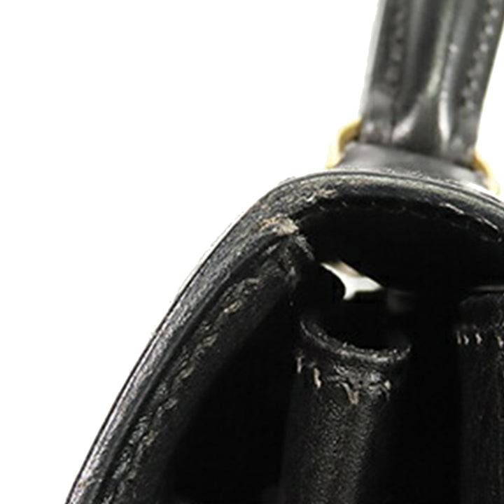 Hermès Boîte Veau Kelly Sellier 32 Noir – GABY PARIS Authentique