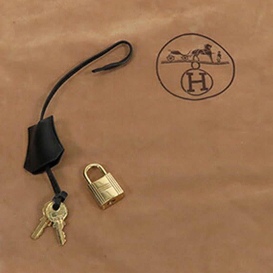 Hermès Boîte Veau Kelly Sellier 32 Noir – GABY PARIS Authentique