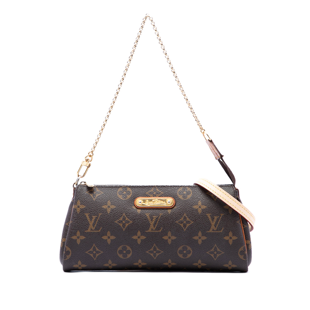 Louis Vuitton Sac à main Eva Monogram Marron – vue principale – GABY PARIS