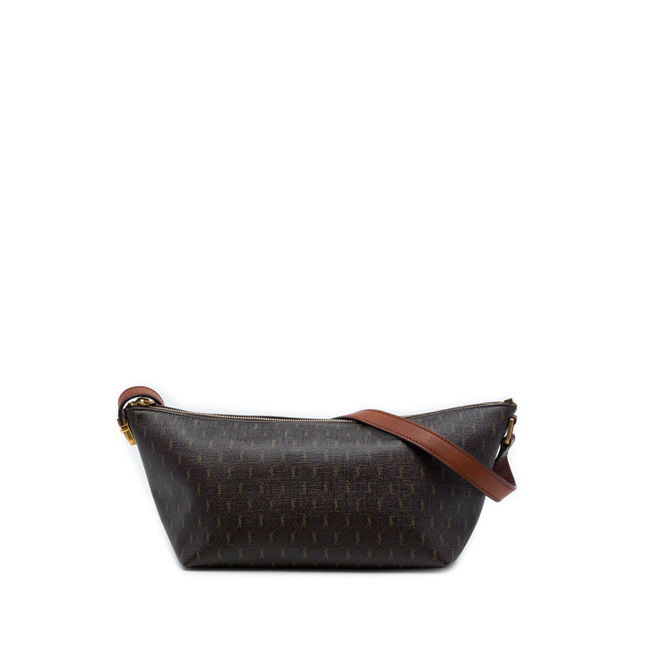 Saint Laurent Le Monogramme Sac Toile enduite Marron – vue principale – GABY PARIS