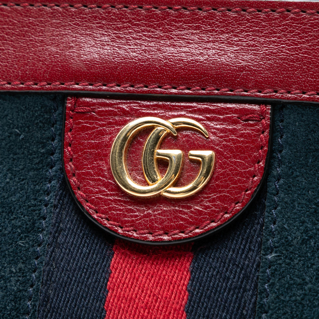 Gucci Small Daim Web Ophidia Chain Sac porté croisé