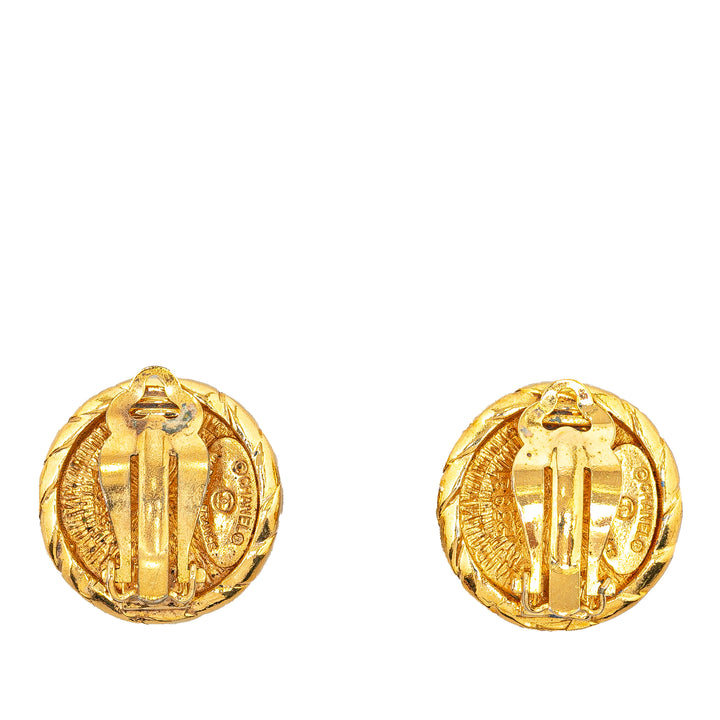 CC Clip On Earrings Gold - Gaby Paris