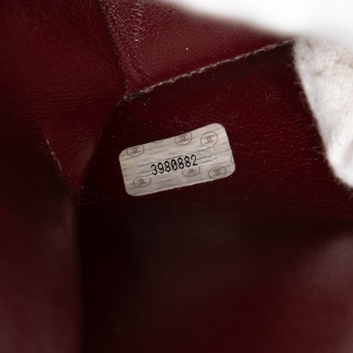 Chanel Small CC Matelassé Cuir d’agneau Simple rabat