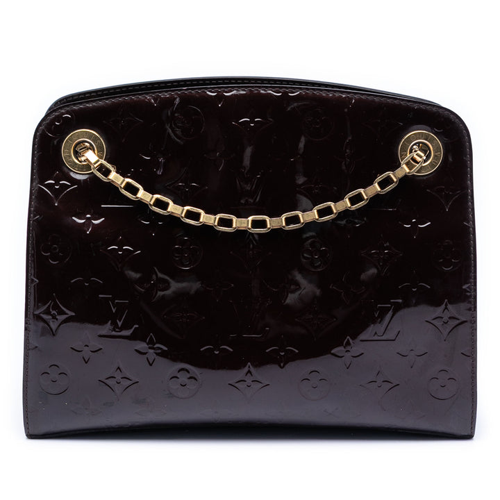 Virginia PM Cuir verni Monogram Violet