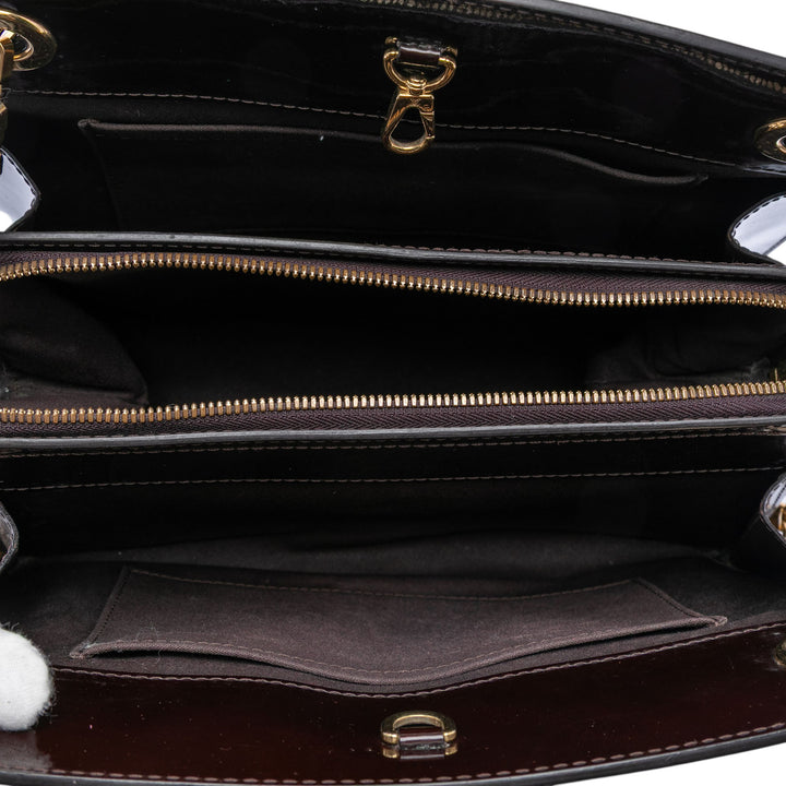 Virginia PM Cuir verni Monogram Violet
