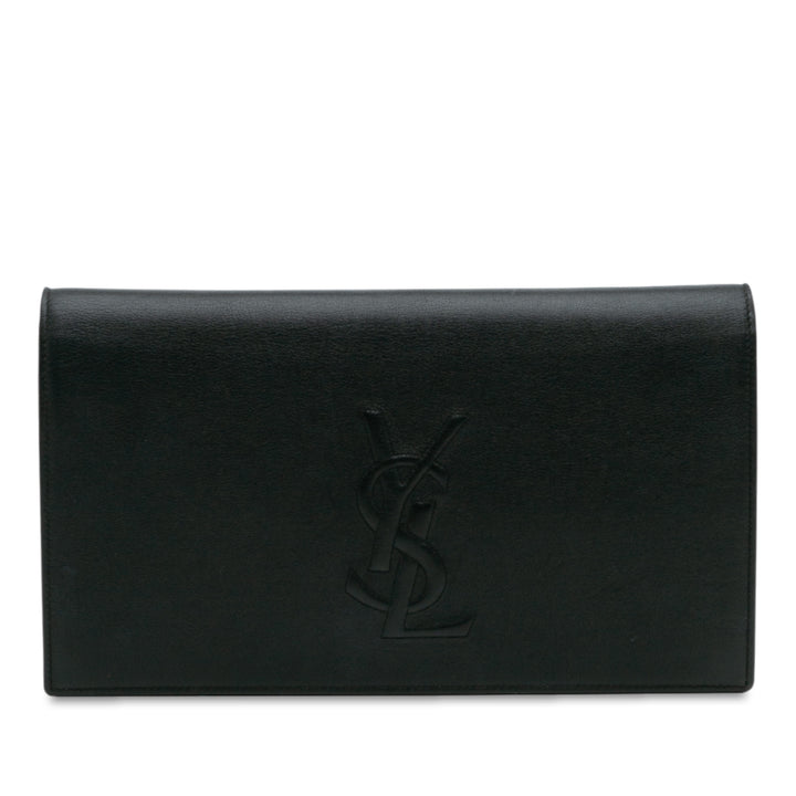 Saint Laurent Large Cuir de veau Monogram Belle De Jour Pochette