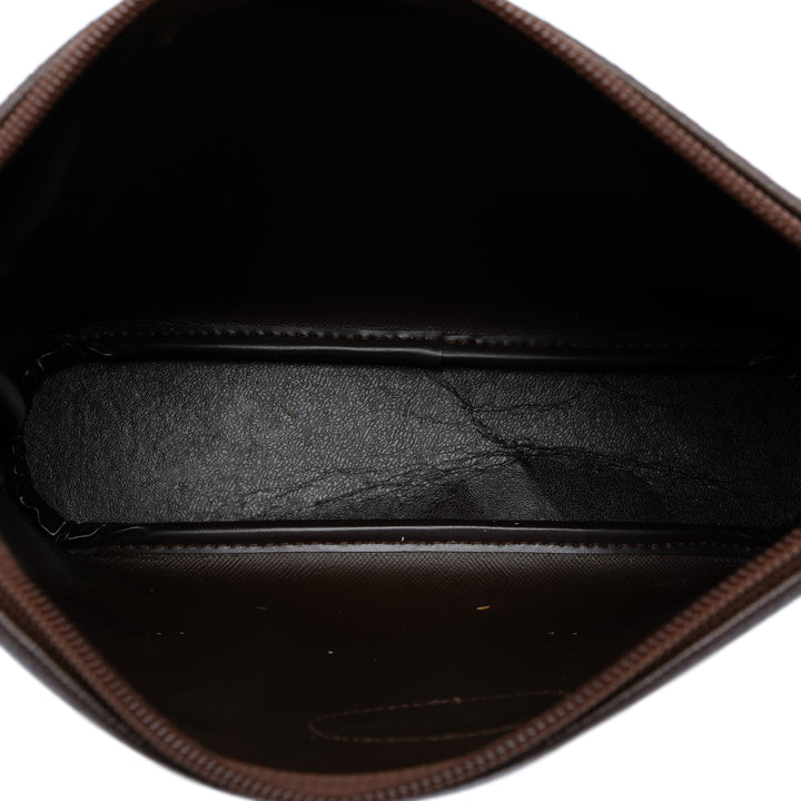 Burberry Vintage Check Toile Wristlet Pochette