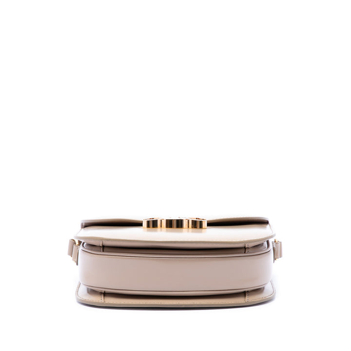 Celine Teen brillant Cuir de veau Triomphe Besace Clea Sac porté croisé