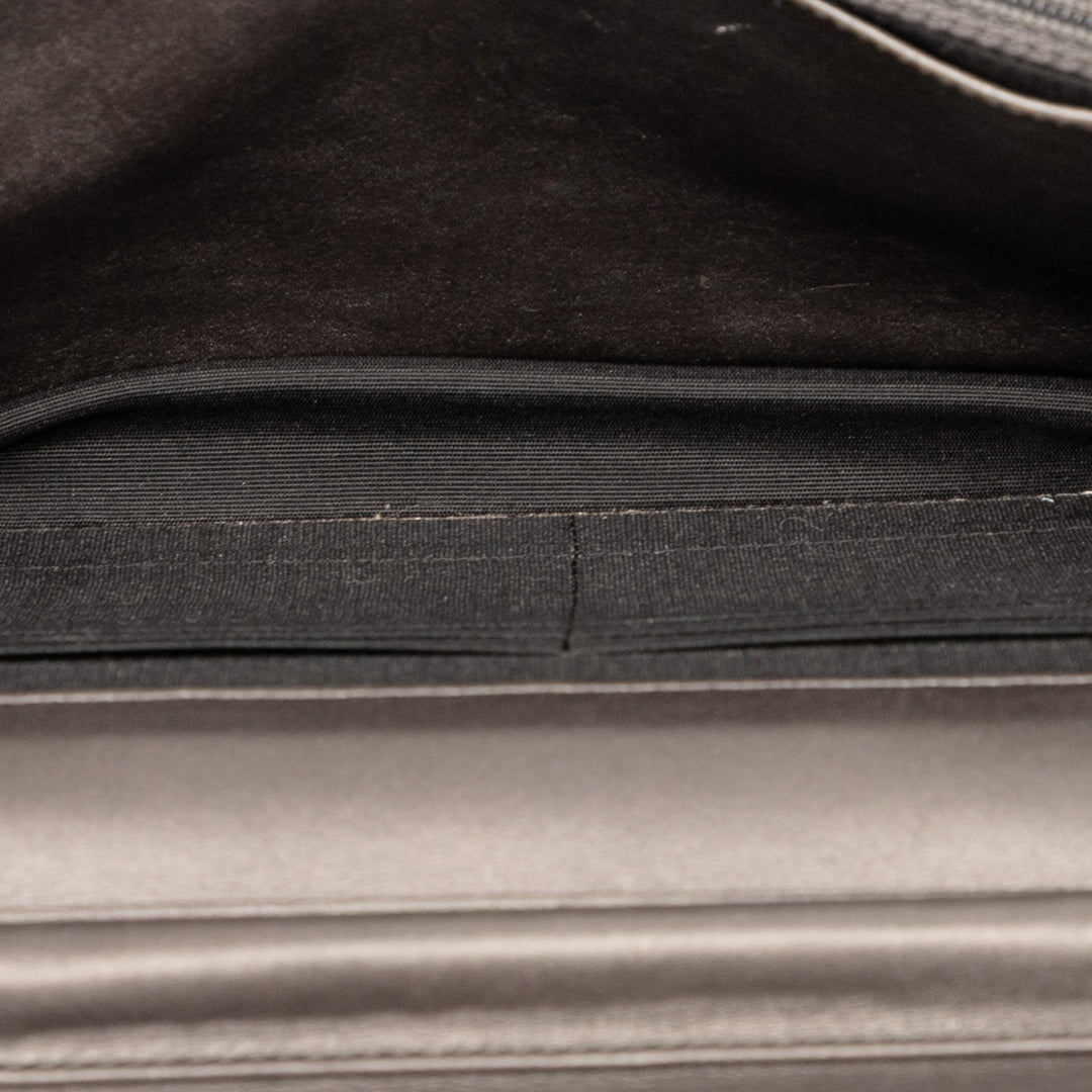 Chanel CC Métallisé Caviar Wallet on Chain Noir – GABY PARIS Authentique