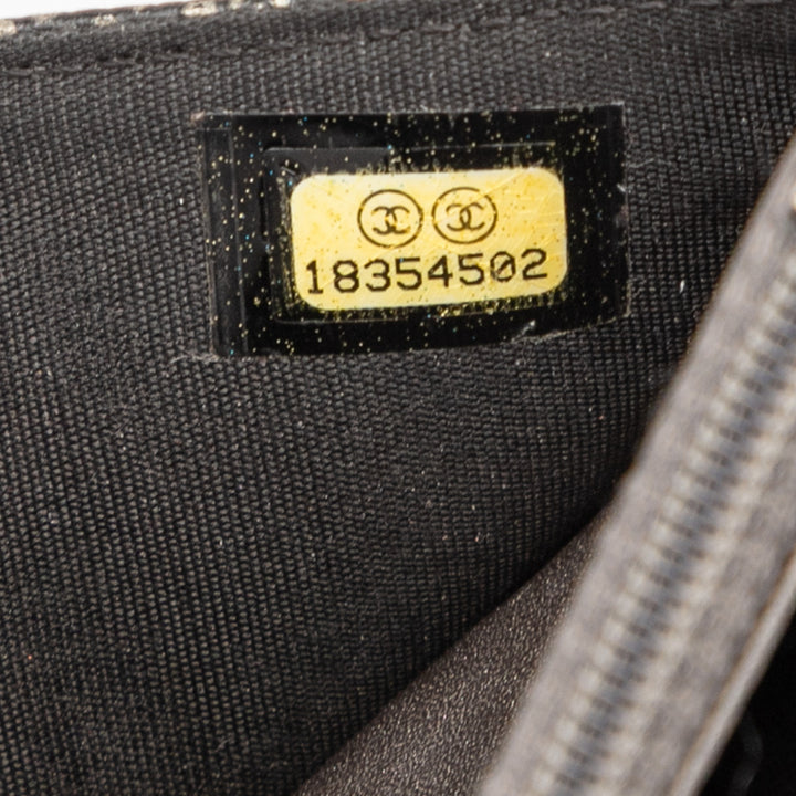 Chanel CC Métallisé Caviar Wallet on Chain Noir – GABY PARIS Authentique