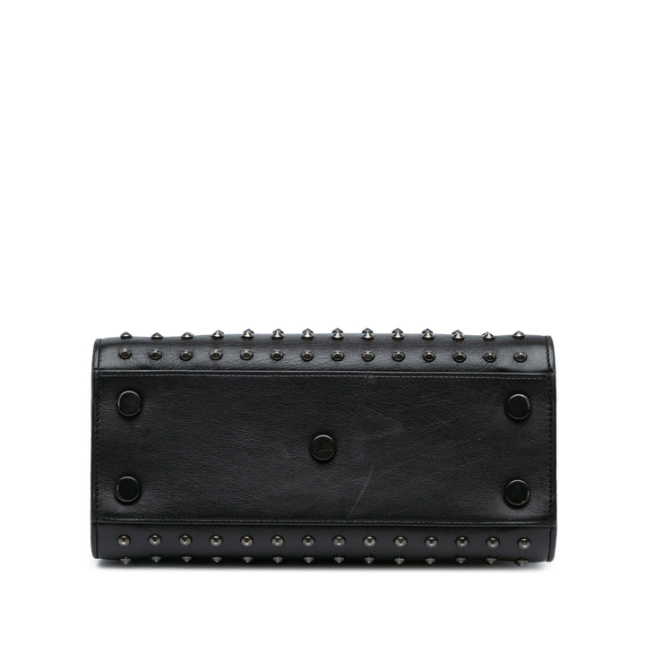 Saint Laurent Nano Studded Leather Sac de Jour Black - GABY PARIS