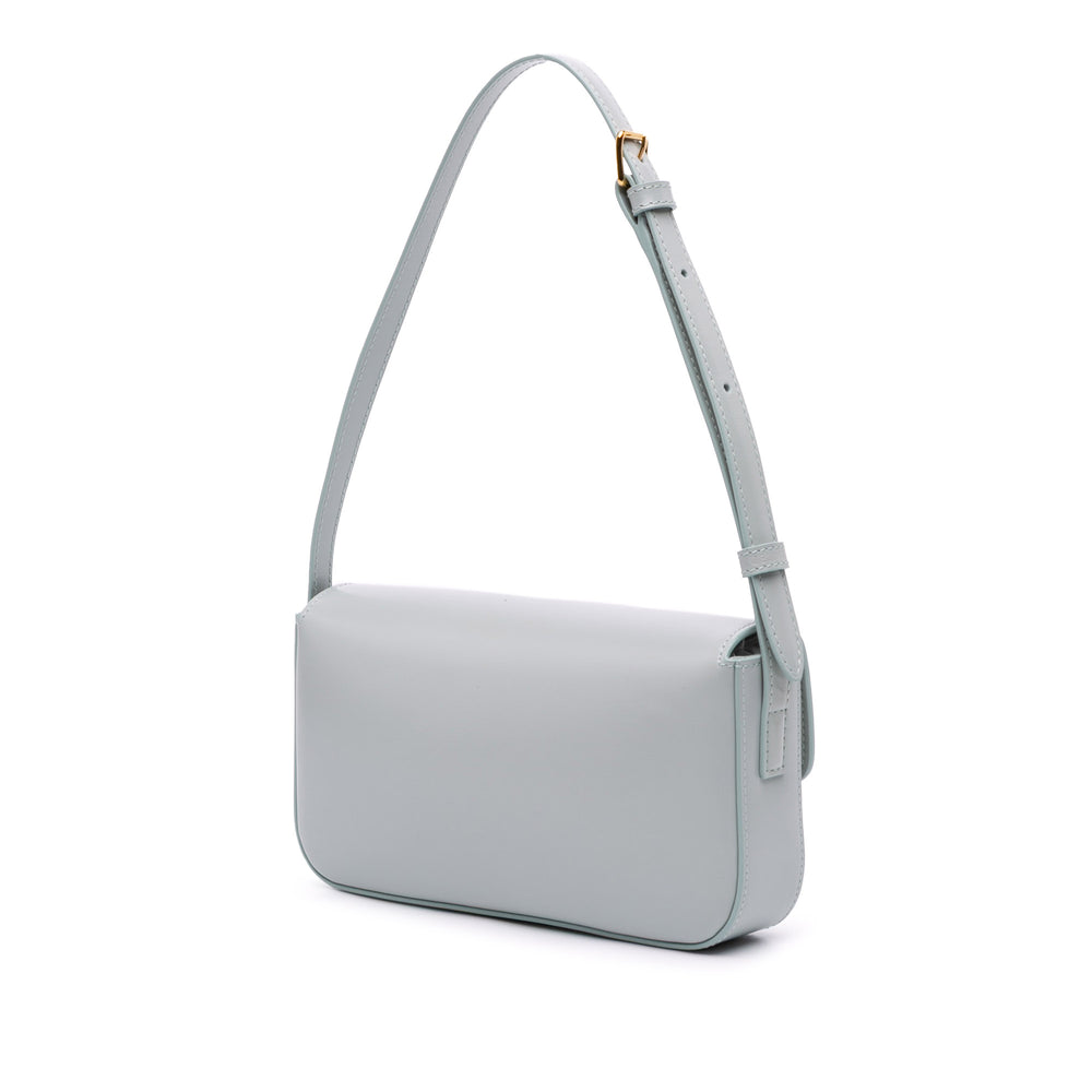 Celine Shiny Cuir de veau Claude Sac bandoulière Gris – GABY PARIS Authentique