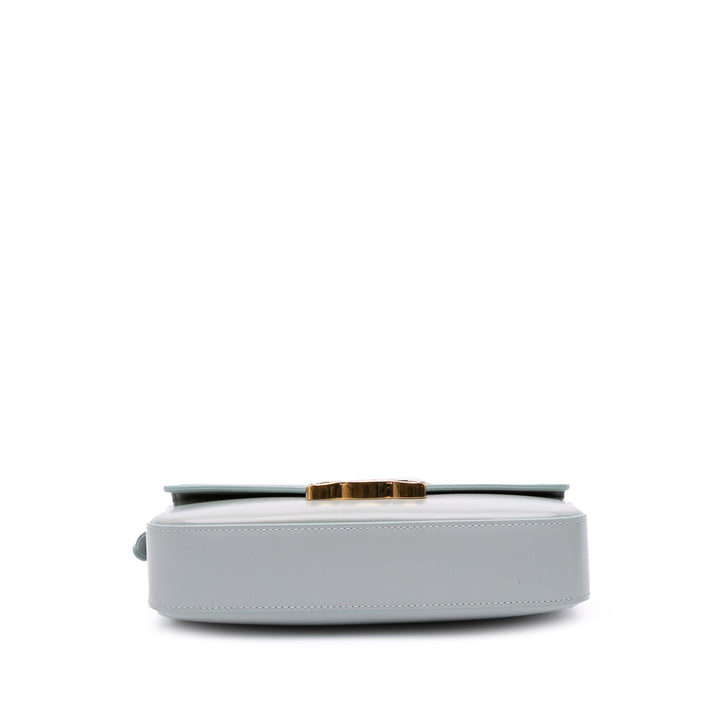 Celine Shiny Cuir de veau Claude Sac bandoulière Gris – GABY PARIS Authentique