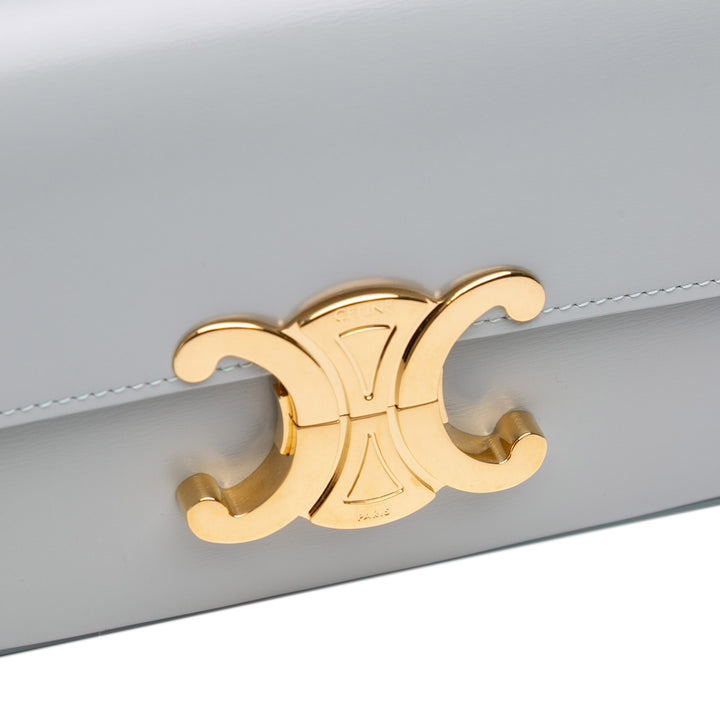 Celine Shiny Cuir de veau Claude Sac bandoulière Gris – GABY PARIS Authentique