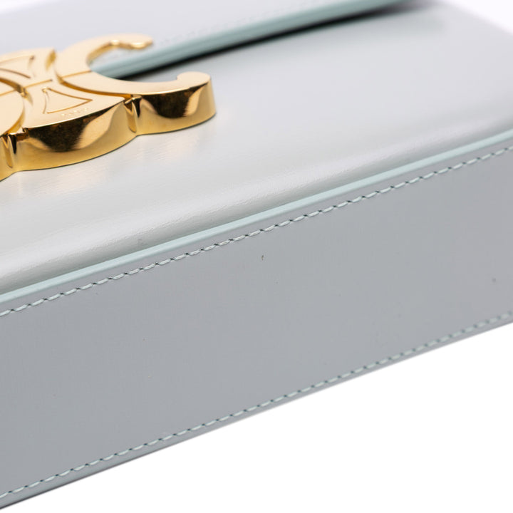 Celine Shiny Cuir de veau Claude Sac bandoulière Gris – GABY PARIS Authentique