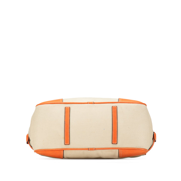 Anagram Canvas Tote Brown - Gaby Paris
