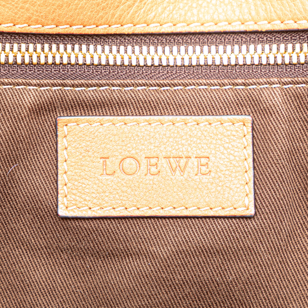 Anagram Canvas Tote Brown - Gaby Paris