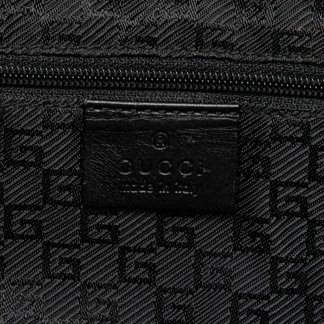 Suede Tiger Head Shoulder Bag Black - Gaby Paris