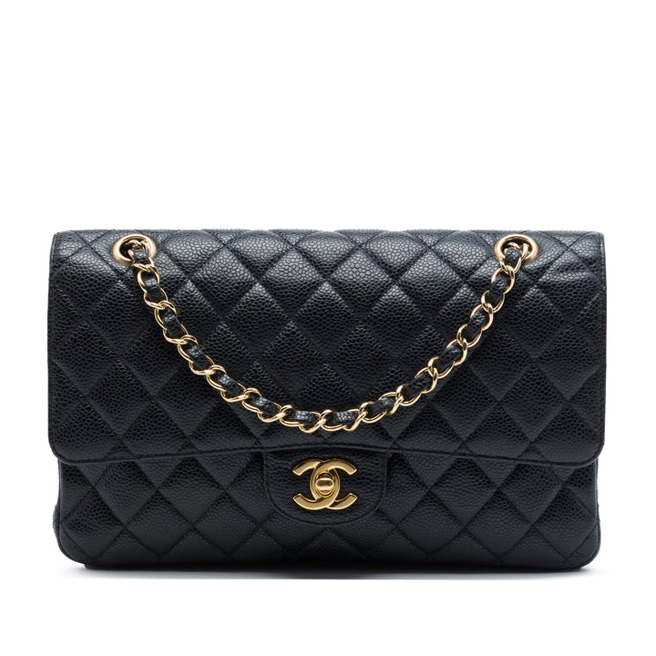 Chanel Medium Classic Caviar Double rabat