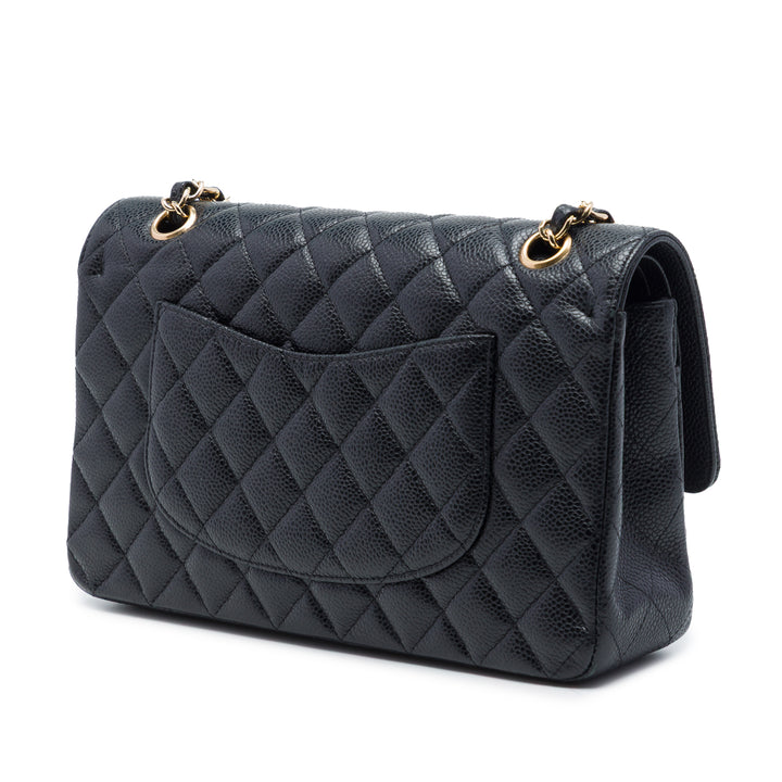 Chanel Medium Classic Caviar Double rabat