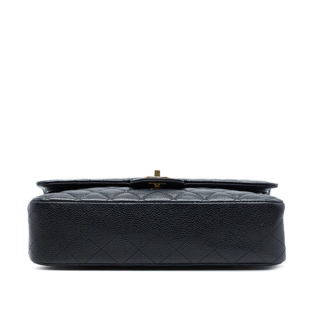 Chanel Medium Classic Caviar Double rabat