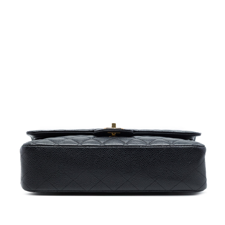 Chanel Medium Classic Caviar Double rabat