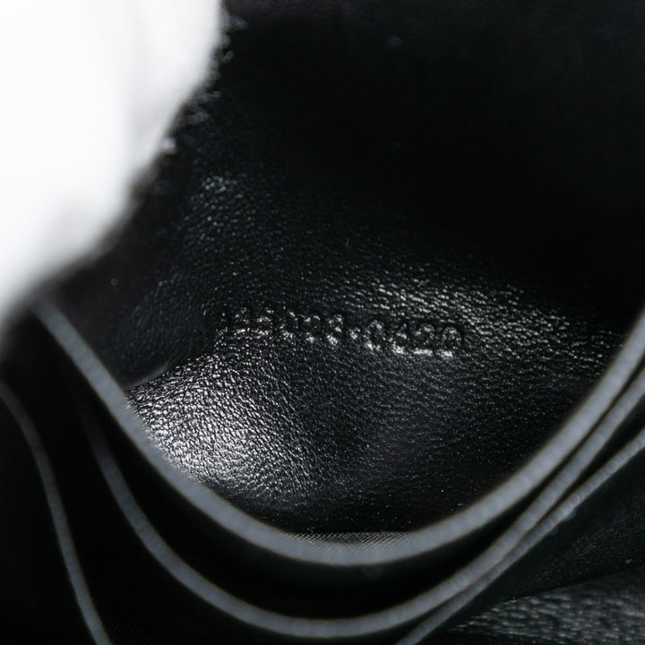 Saint Laurent Grain De Poudre Monogram Cassandra Chain Portefeuille