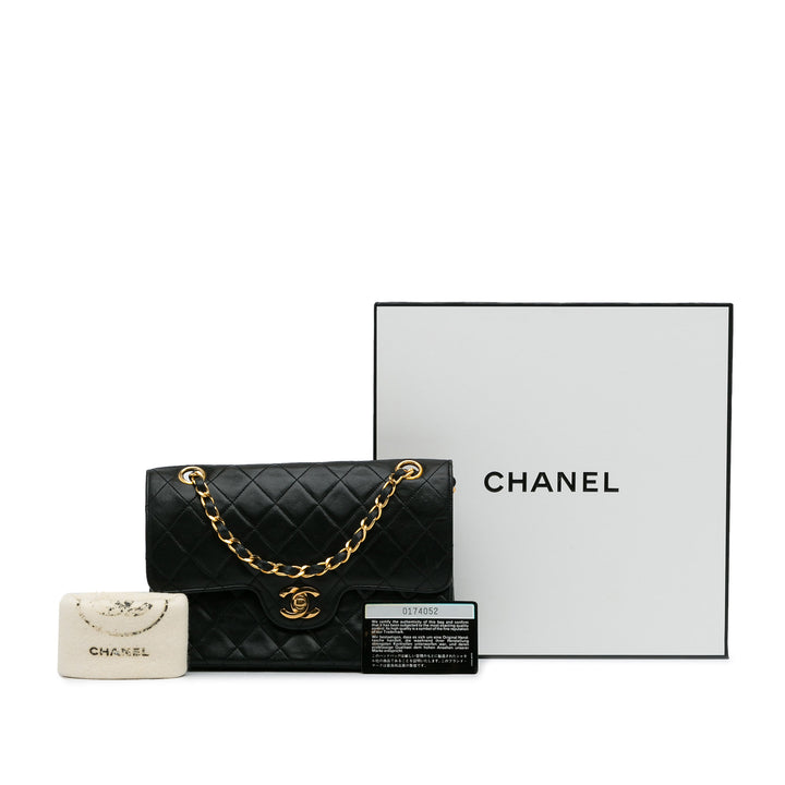 Chanel Small Quilted Double Flap Bag Black