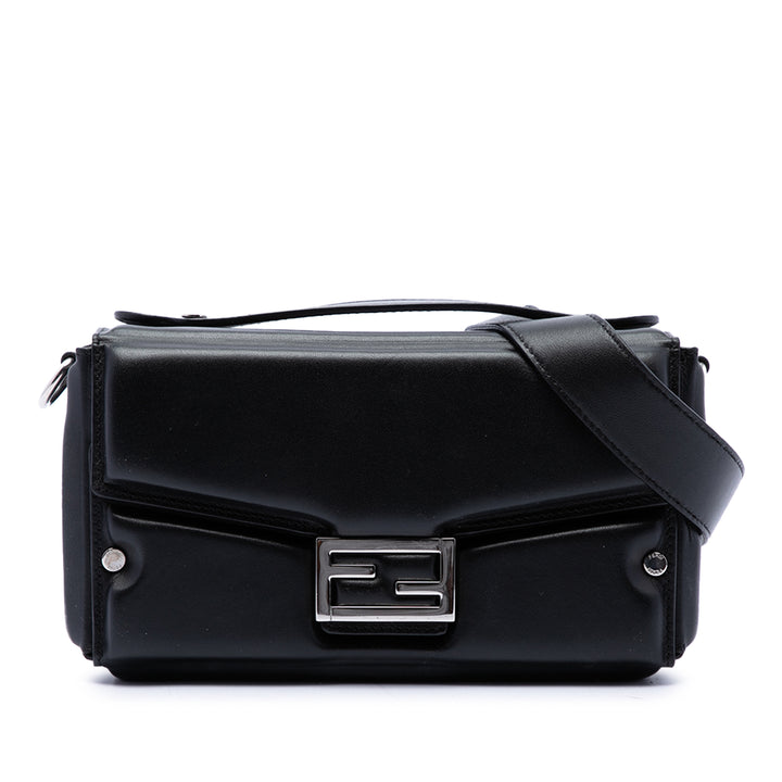 Fendi Souple Trunk Baguette Sac Noir – vue principale – GABY PARIS