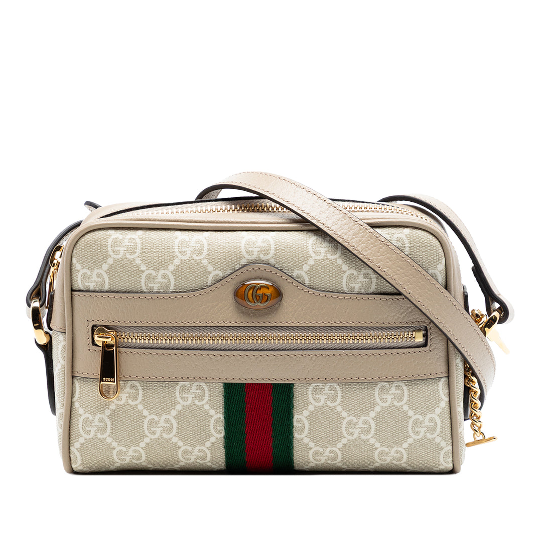 Gucci Mini GG Supreme Web Ophidia Sac porté croisé