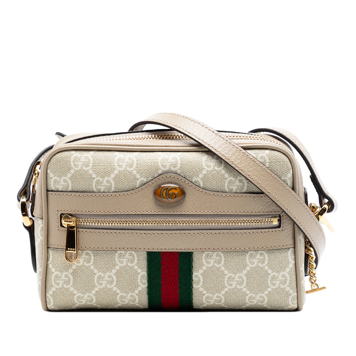 Gucci Mini GG Supreme Web Ophidia Sac porté croisé