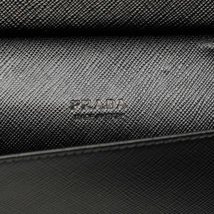 Prada Saffiano Portefeuille long zippé