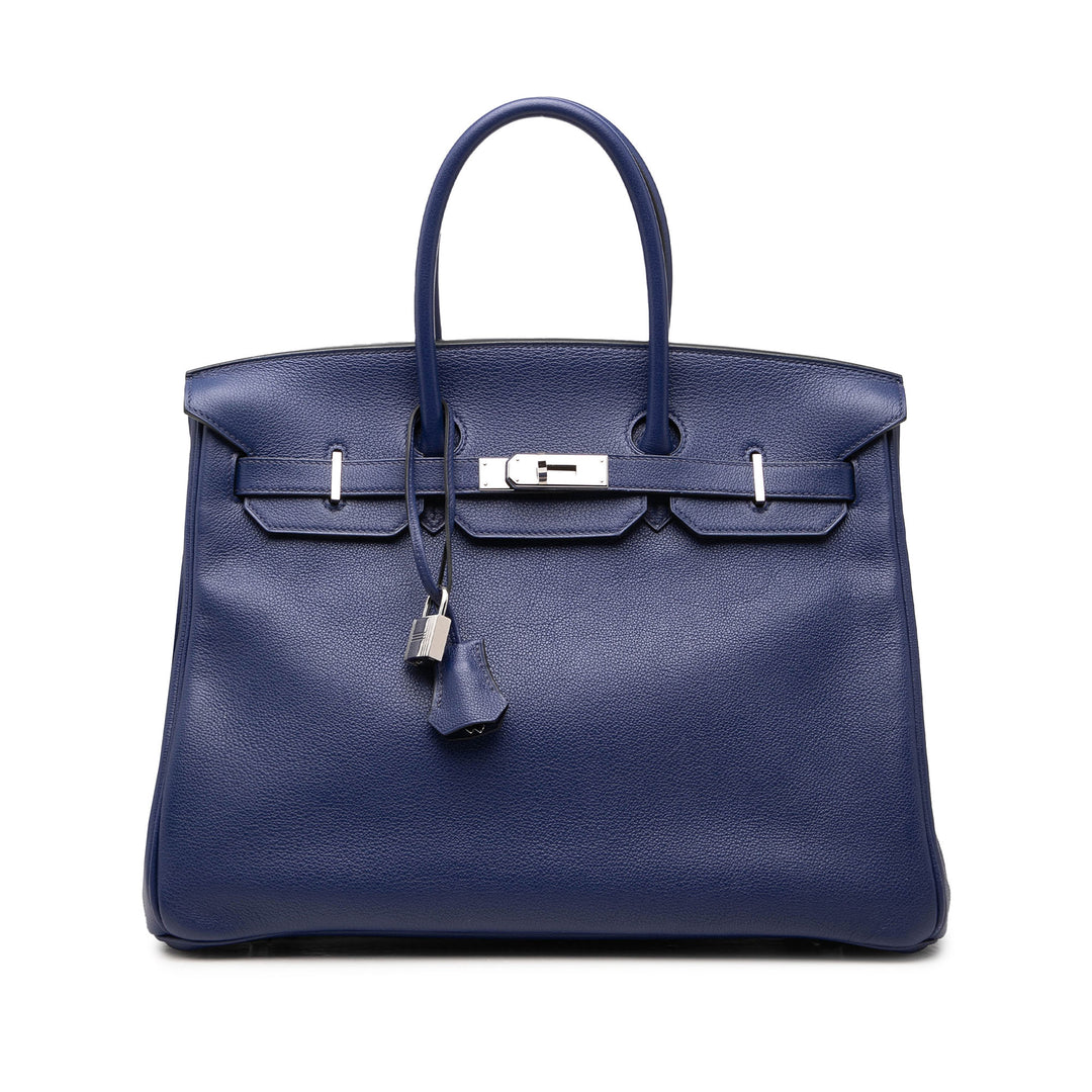 Hermès Édition limitée Taurillon Novillo Sea Surf et Fun Birkin Retourne 35