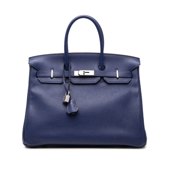 Hermès Édition limitée Taurillon Novillo Sea Surf et Fun Birkin Retourne 35