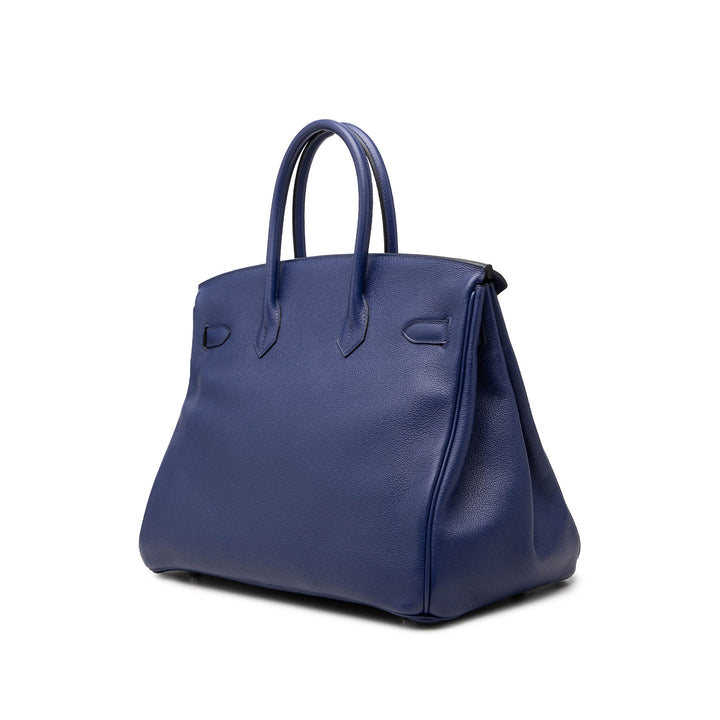 Hermès Édition limitée Taurillon Novillo Sea Surf et Fun Birkin Retourne 35