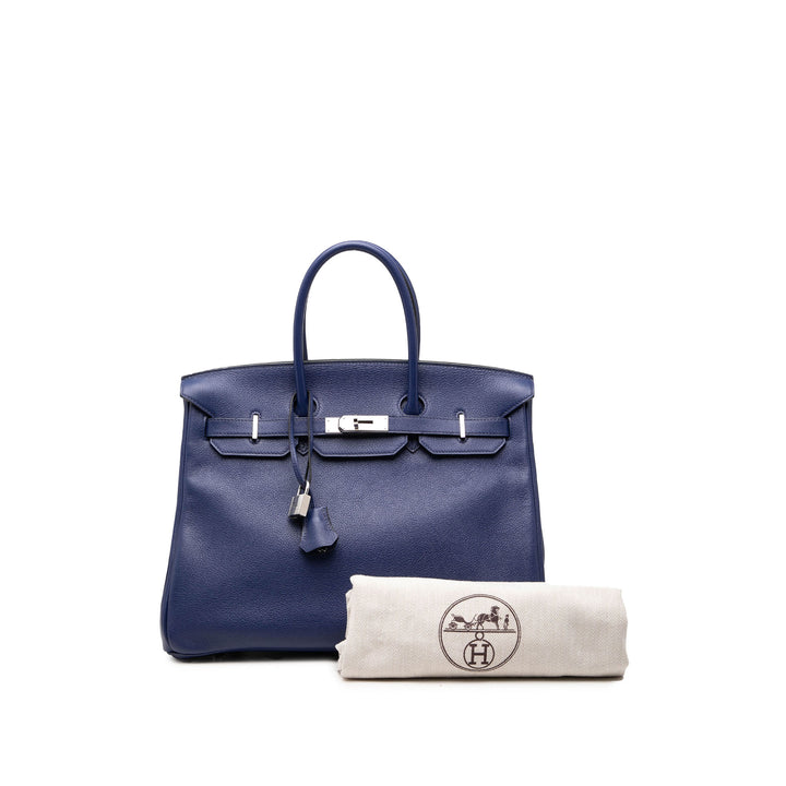 Hermès Édition limitée Taurillon Novillo Sea Surf et Fun Birkin Retourne 35