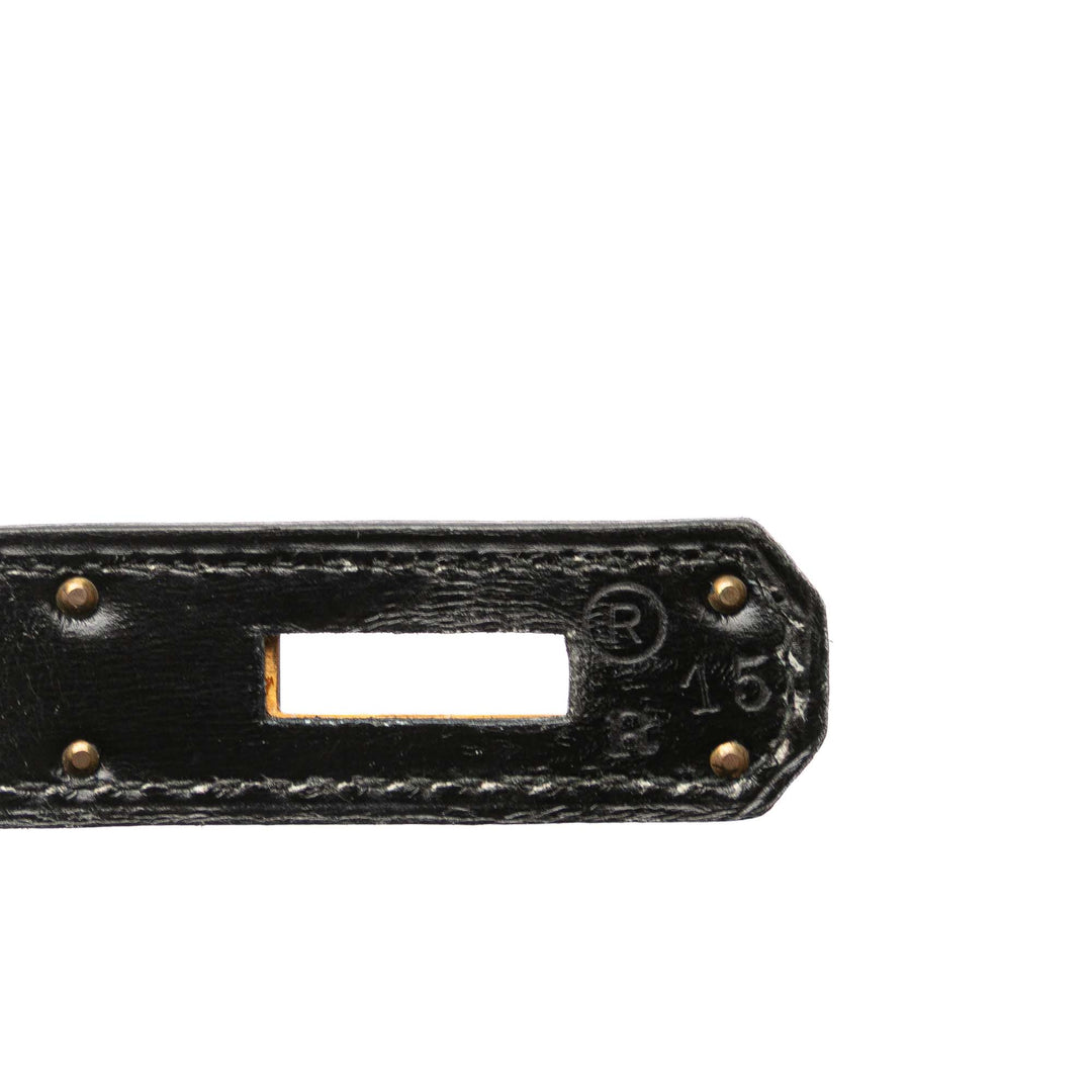 Hermès Box Calf Kelly Sellier 32 Noir – GABY PARIS Authentique