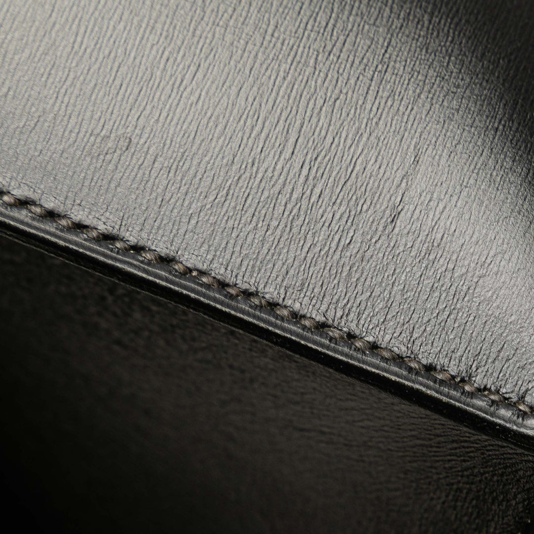 Hermès Box Calf Kelly Sellier 32 Noir – GABY PARIS Authentique