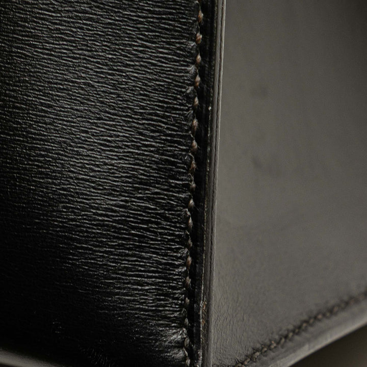 Hermès Box Calf Kelly Sellier 32 Noir – GABY PARIS Authentique