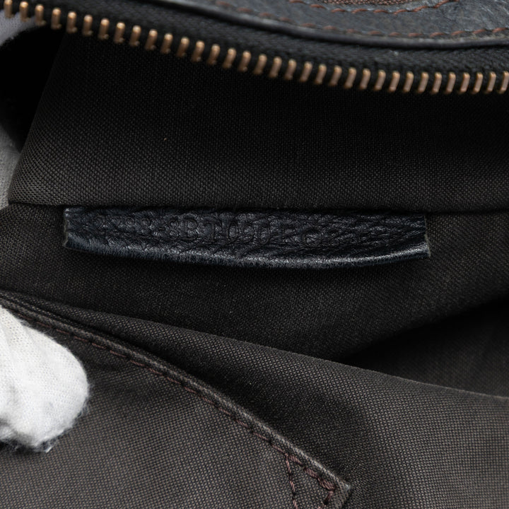 Fendi Zucchino Toile F Charm Sac porté croisé
