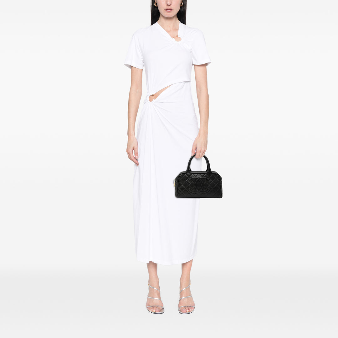 Chanel CC Matelassé Caviar Bowling Sac
