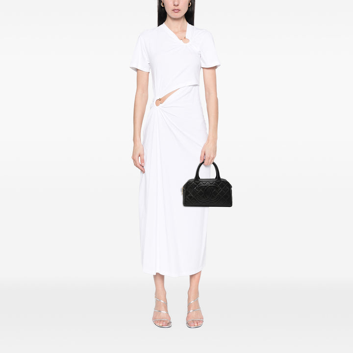 Chanel CC Matelassé Caviar Bowling Sac