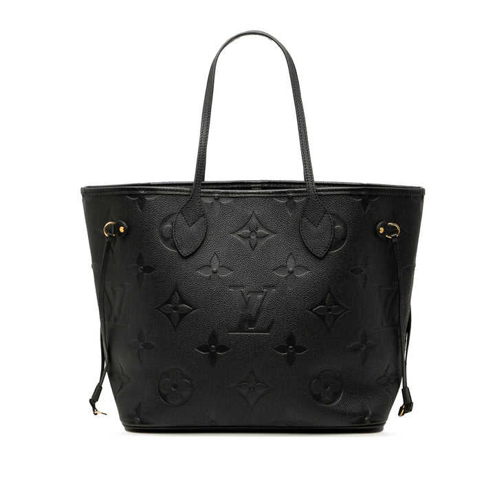 Louis Vuitton Monogram Giant Empreinte Neverfull MM Noir