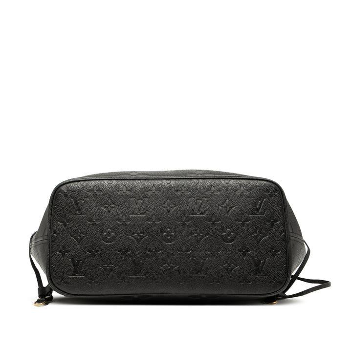 Louis Vuitton Monogram Giant Empreinte Neverfull MM Noir