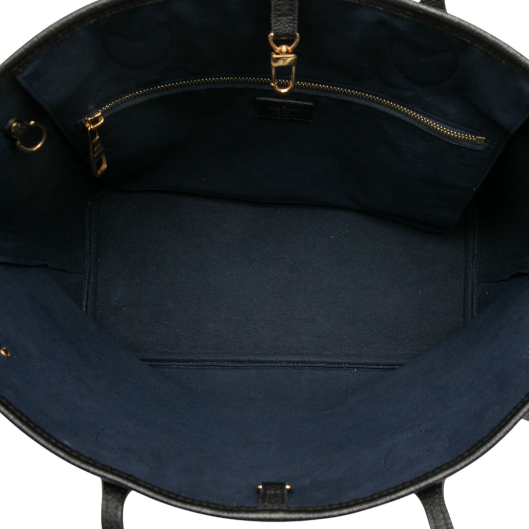 Louis Vuitton Monogram Giant Empreinte Neverfull MM Noir