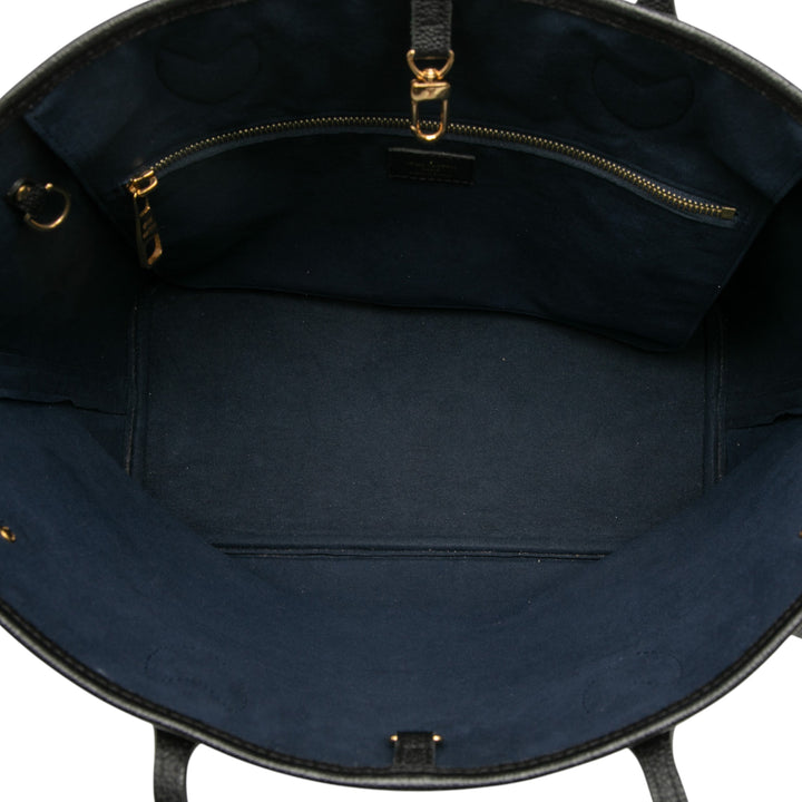 Louis Vuitton Monogram Giant Empreinte Neverfull MM Noir